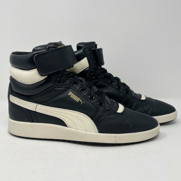 Puma Leather Sky Point Mid Pointed Toe Sneakers Womens Size 6.5 - Picture 4 of 9